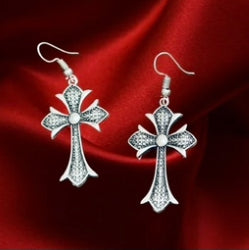 Cross earring