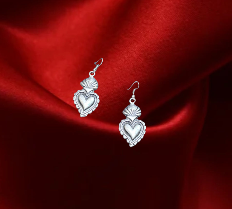 Heart earrings