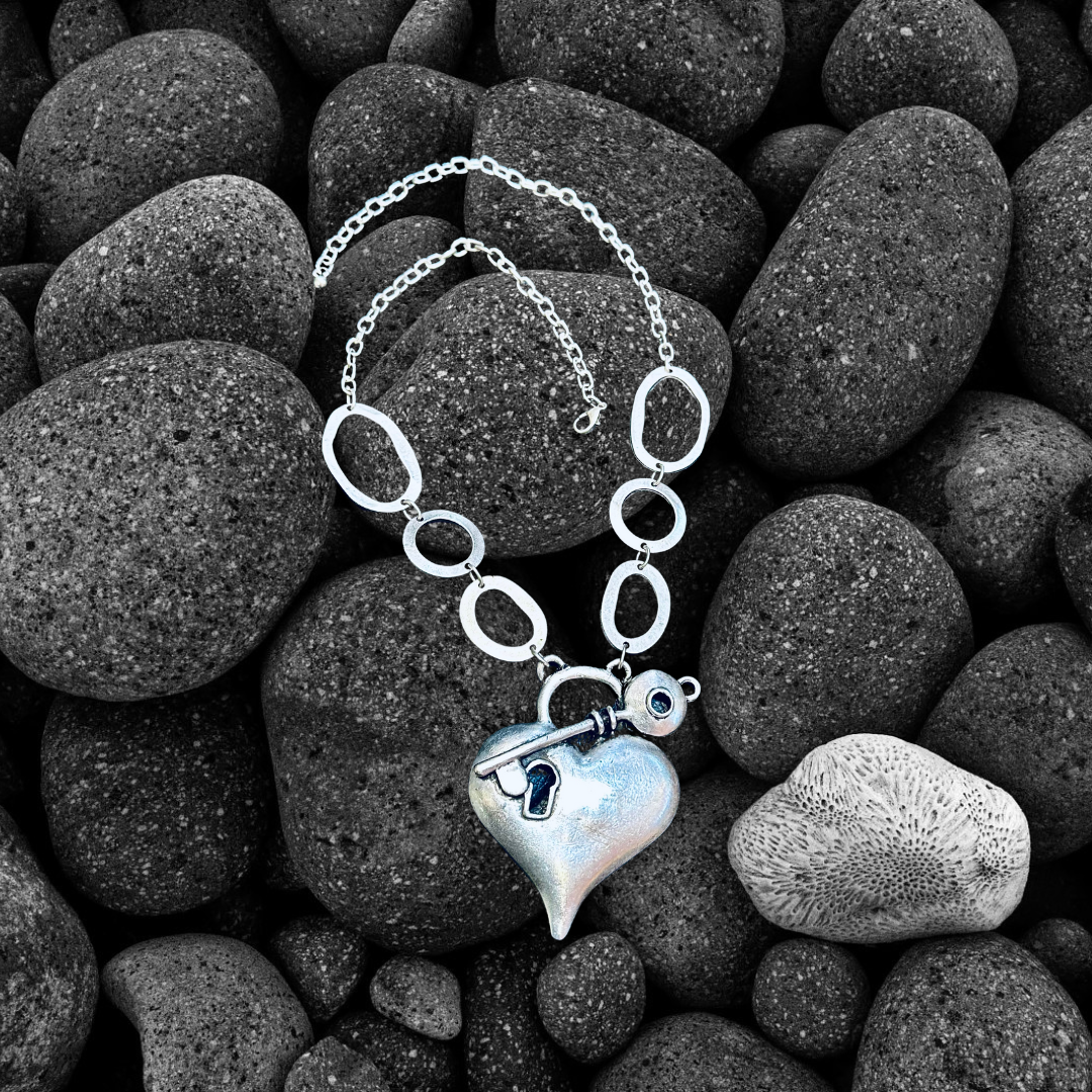 Lovely heart with the key Neackles
