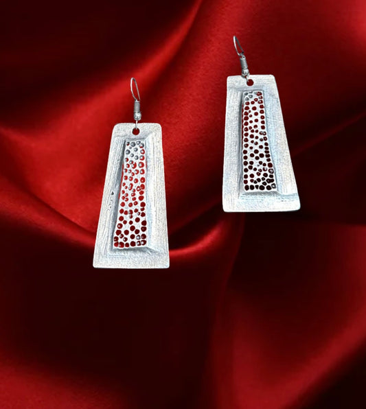 Rectangle earring