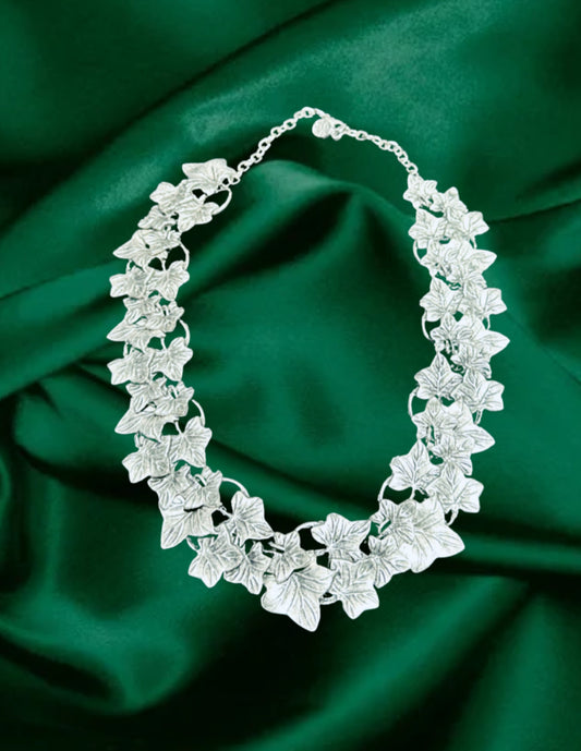 Ivy Leaf Statement Necklace
