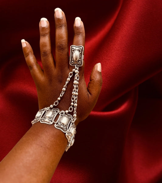 Ring and bracelet together