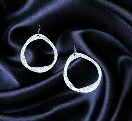 Circle light unique earring