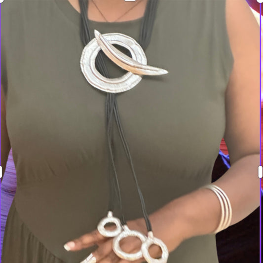 A piece of art necklace