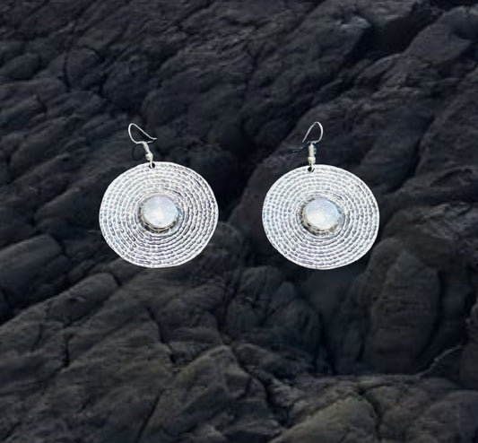 Ethnic circle earring